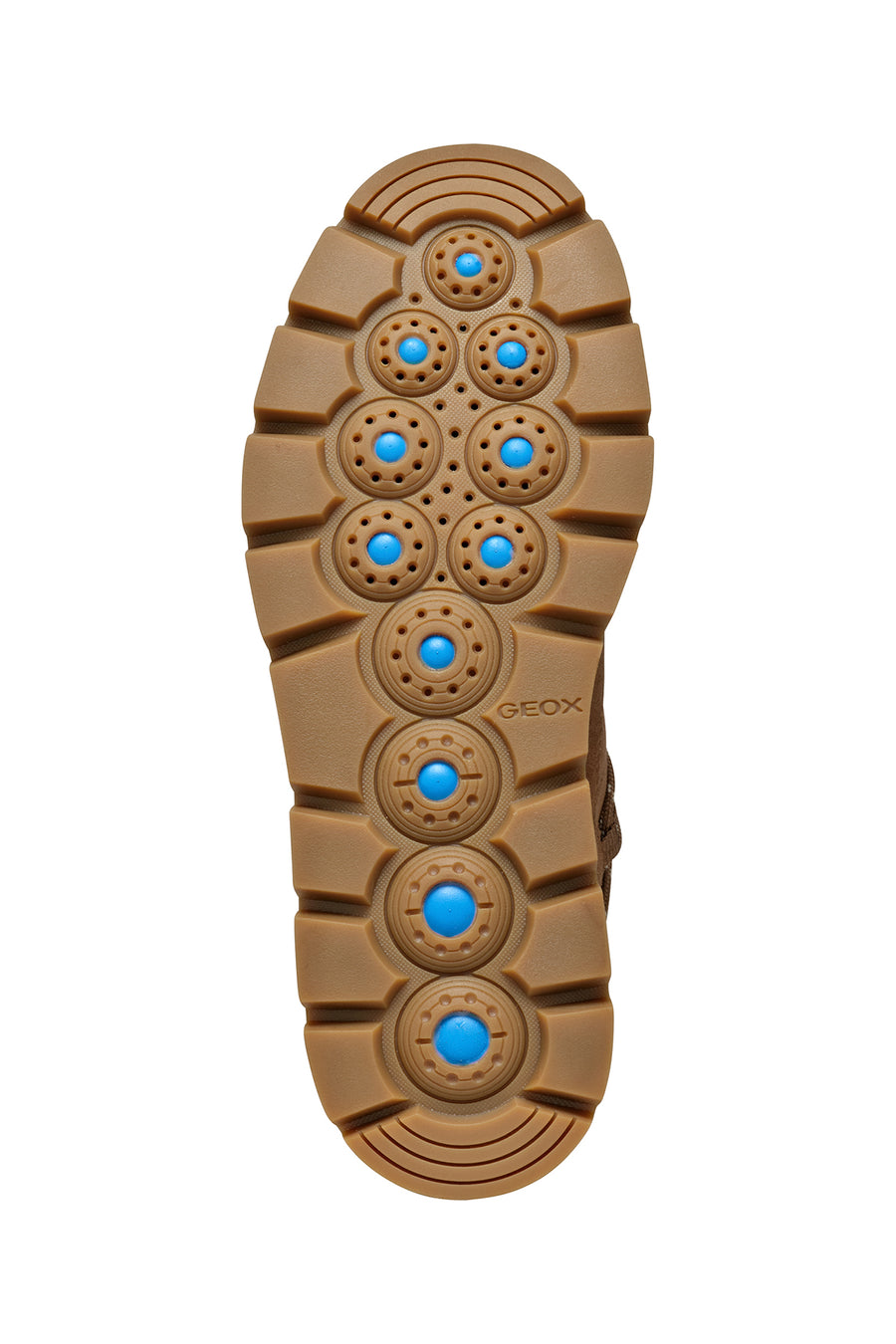 Geox Kadın Kahverengi Spherica Ec7.1 Abx Kürklü Waterproof Süet Deri Bot