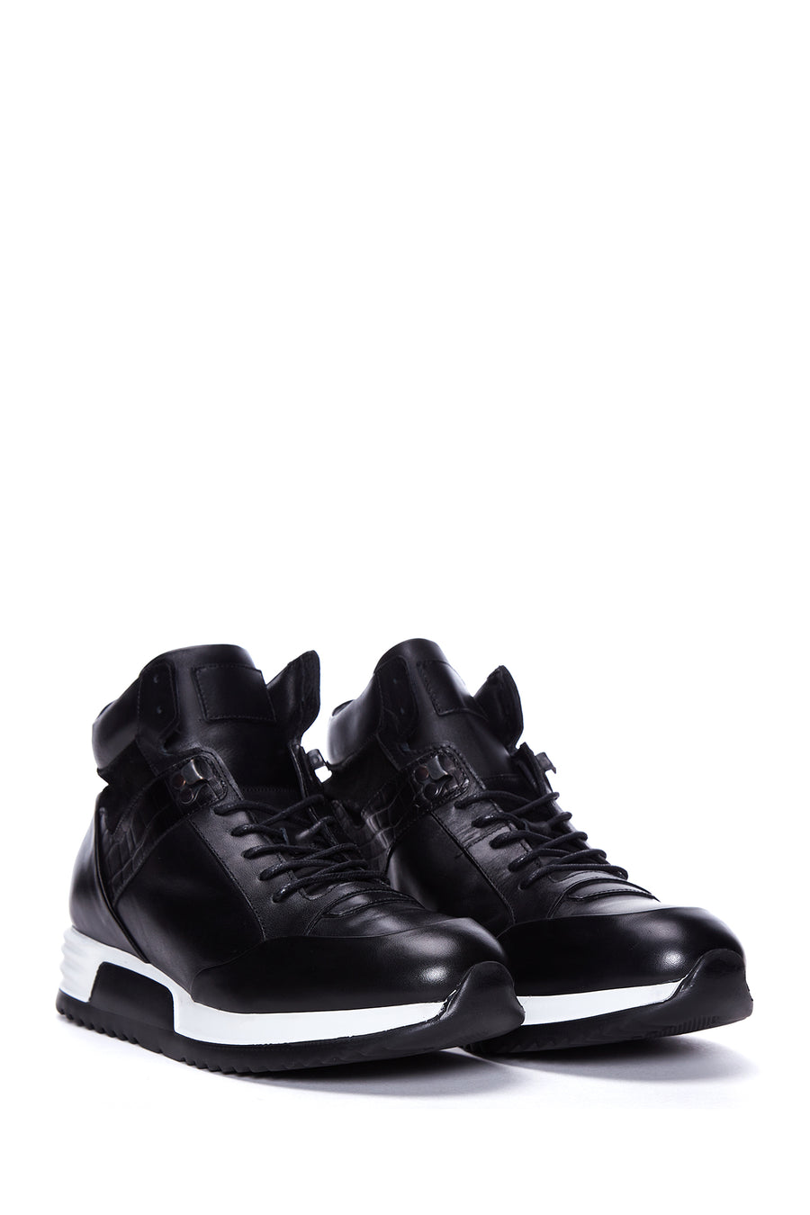 Men's Leather High Top Sneaker
