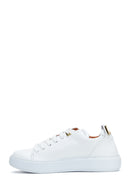 Women's White Lace-Up Sneaker | Derimod