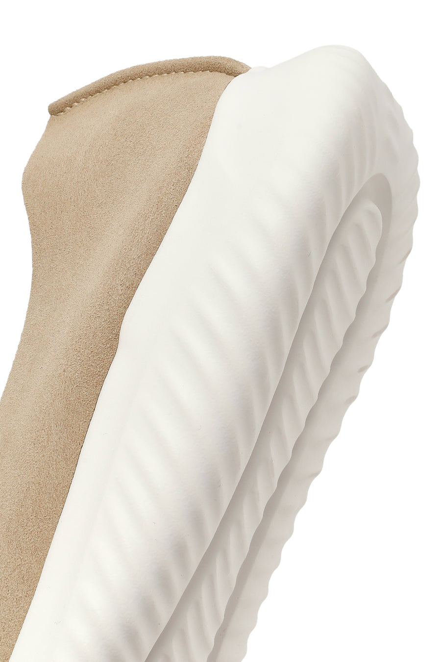 Women's Beige Chunky Suede Shoes