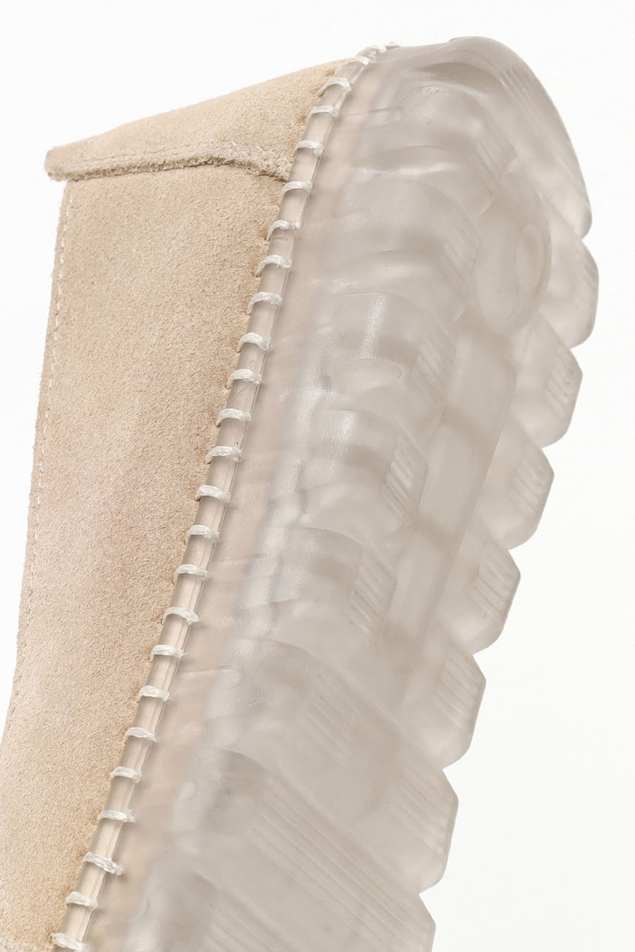 Woman Beige Suede Comfort Shoes