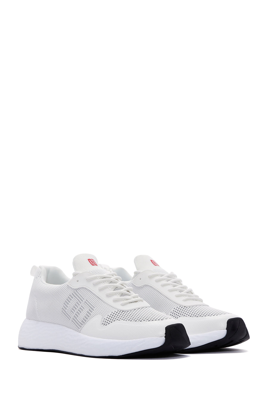 Derimod Zero Men's White Lace-Up Thick Sole Sneaker