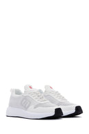 Derimod Zero Men's White Lace-Up Thick Sole Sneaker | Derimod