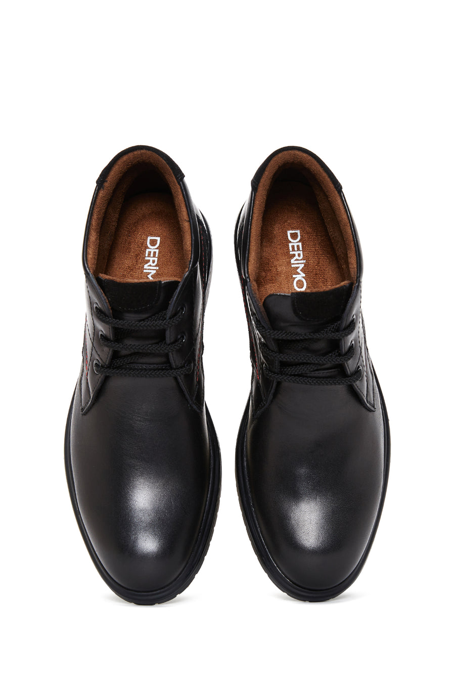 Men's Black Leather Casual Boots