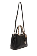 Women's Black Long Strap Handbag with Accessory Detail | Derimod