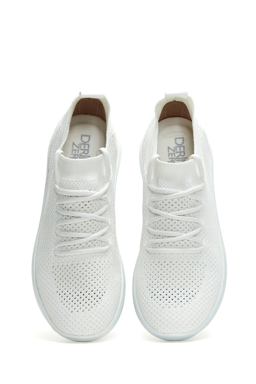 Kadın Beyaz Kumaş Sneaker
