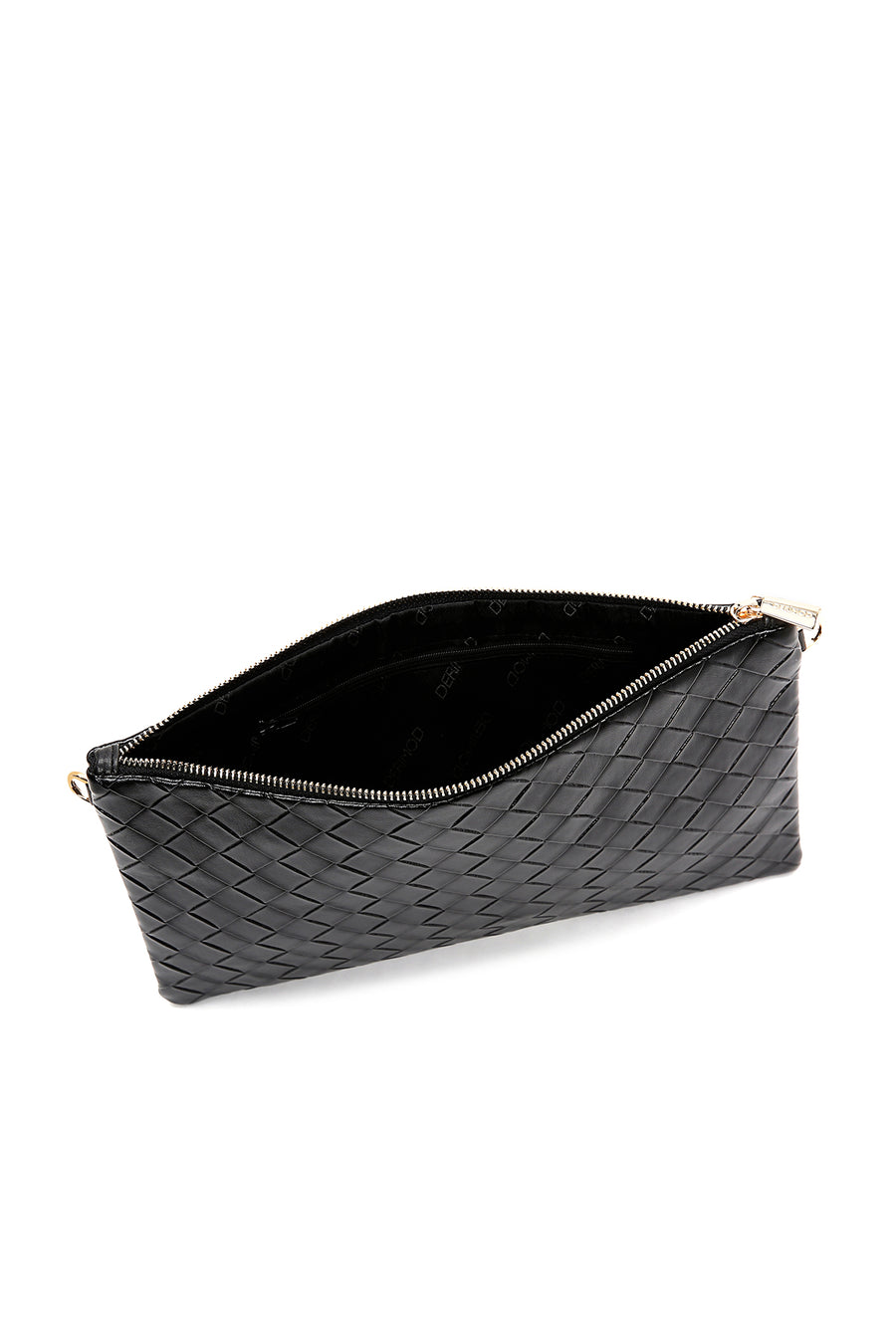 Women's Black Long Chain Strap Clutch Bag