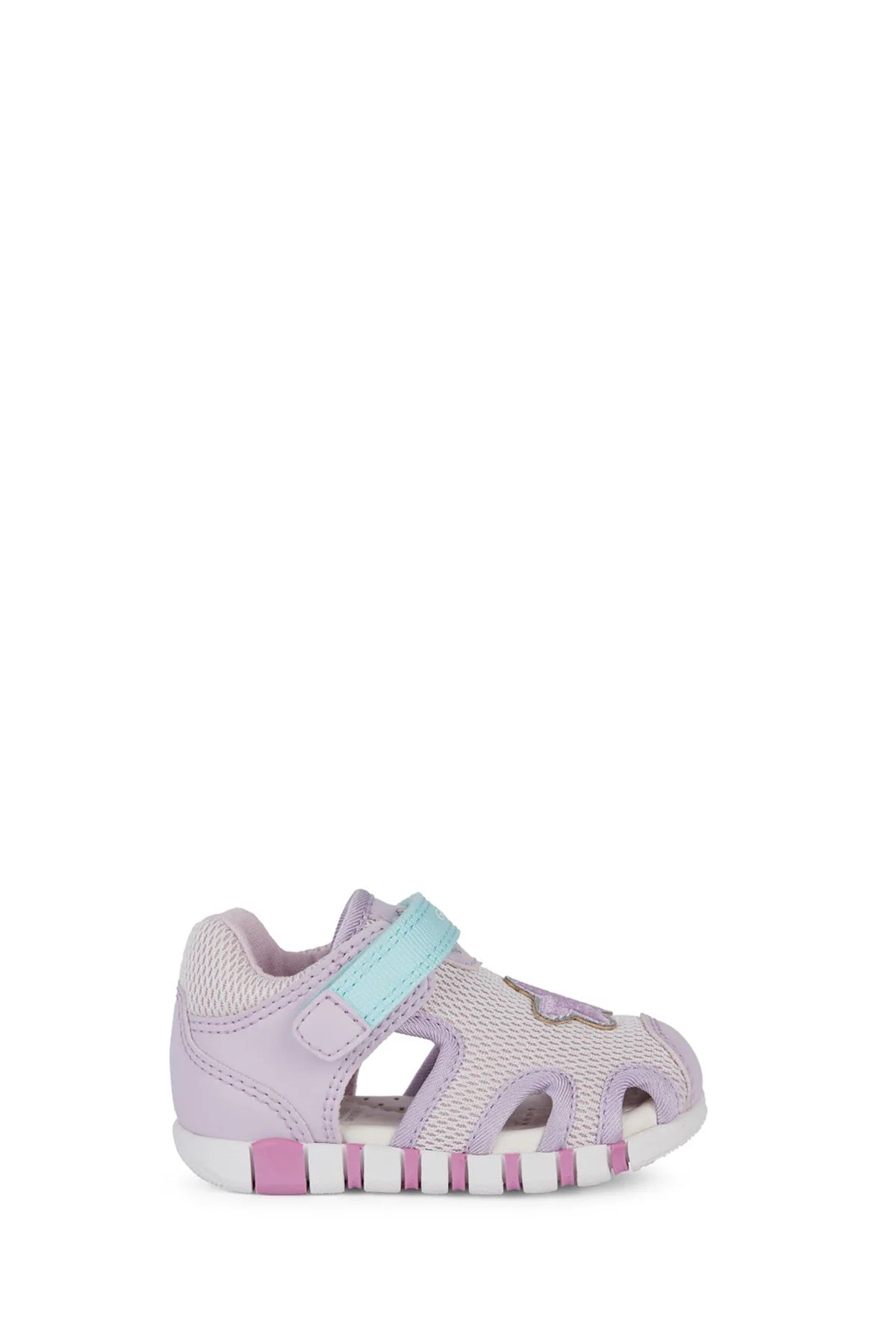 Geox Kız Bebek Pembe Lupidoo Bantlı Deri Sandalet B4517B01454C8842 | Derimod
