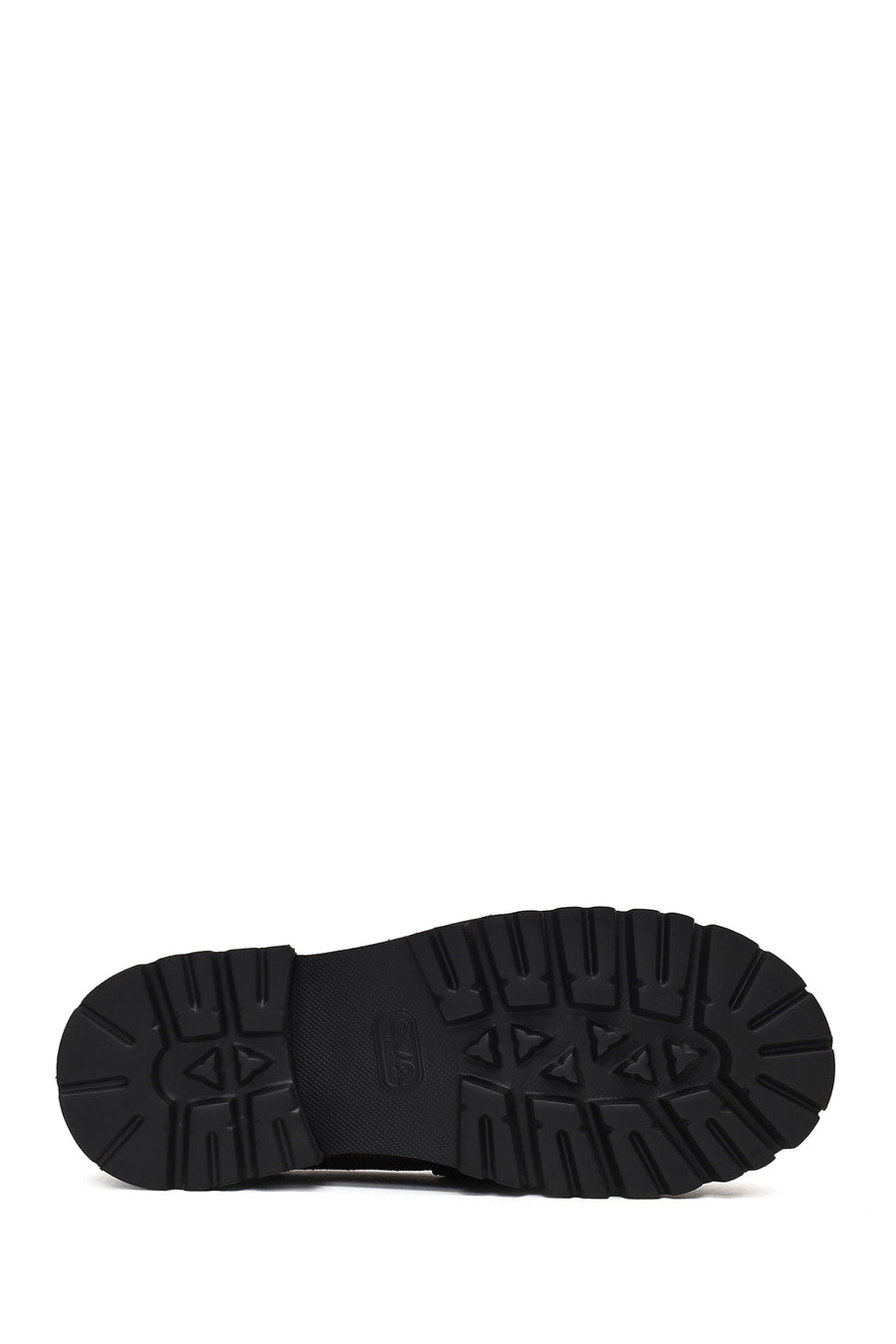 Woman Brown Thick-Soled Suede Loafer