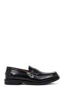 Erkek Siyah Deri Casual Loafer | Derimod