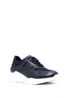 Men's High-Sole Leather Sneaker | Derimod