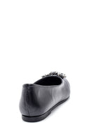 Women's Stone Detailed Ballerinas | Derimod