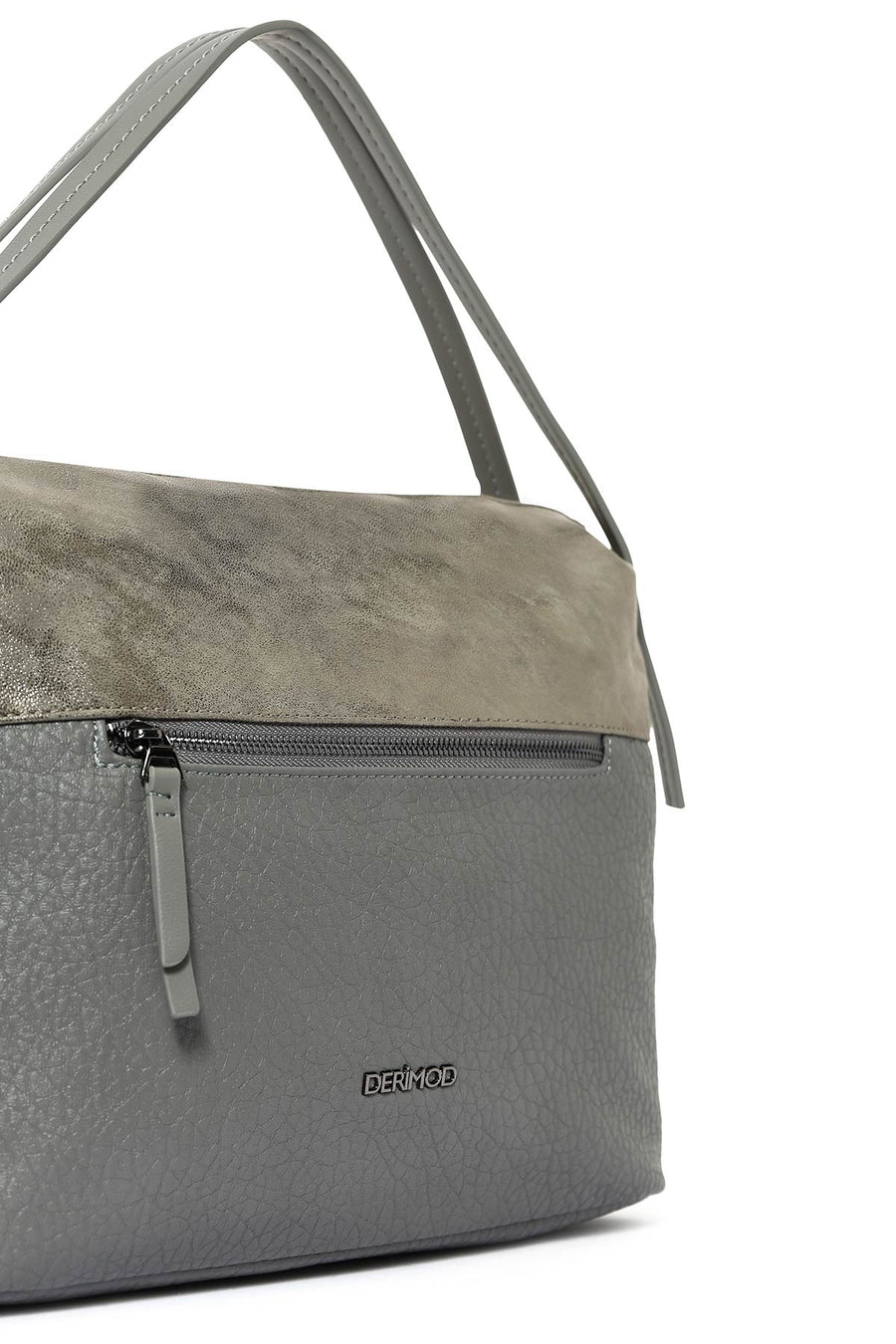 Women's Gray Long Strap Shoulder Bag