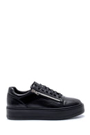 Men's Leather Zipper Detailed Sneaker | Derimod