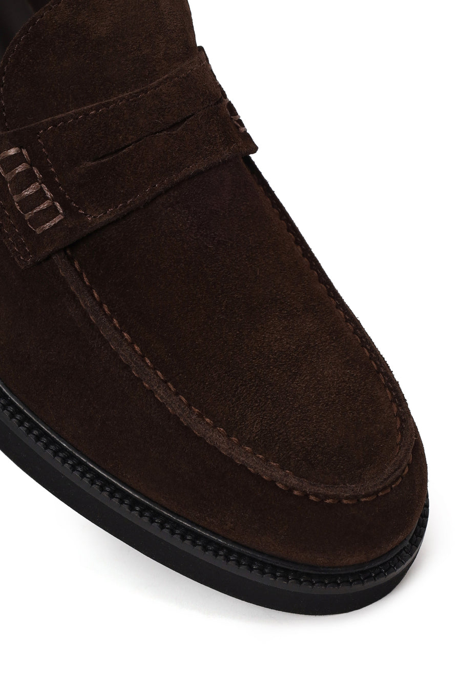 Erkek Kahverengi Süet Deri Casual Loafer