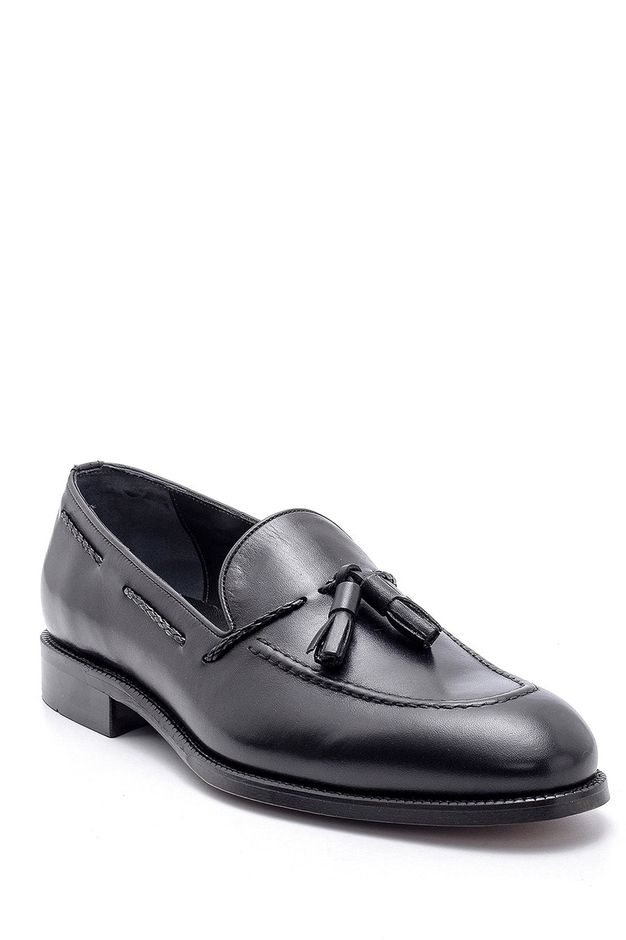 Erkek Deri Püskül Detaylı Loafer