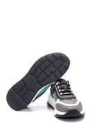 Erkek Deri Şerit Detaylı Sneaker | Derimod