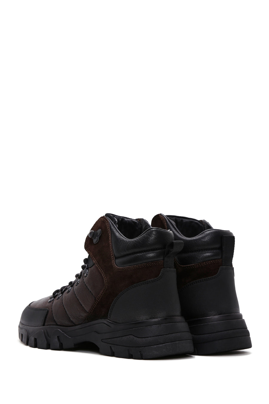 Men's Brown Leather Sports Boots