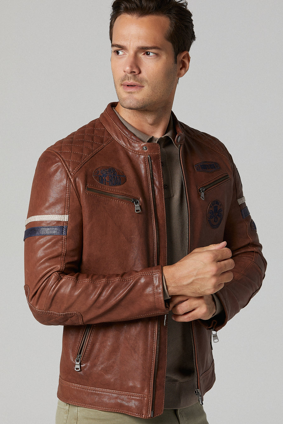 Bandito Men's Leather Jacket 20SGM6332M5 | Derimod