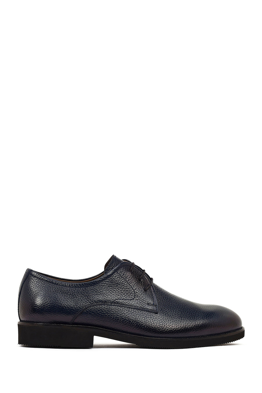 Men's Navy Blue Lace-up Leather Casual Shoes 26SFD6019FT | Derimod