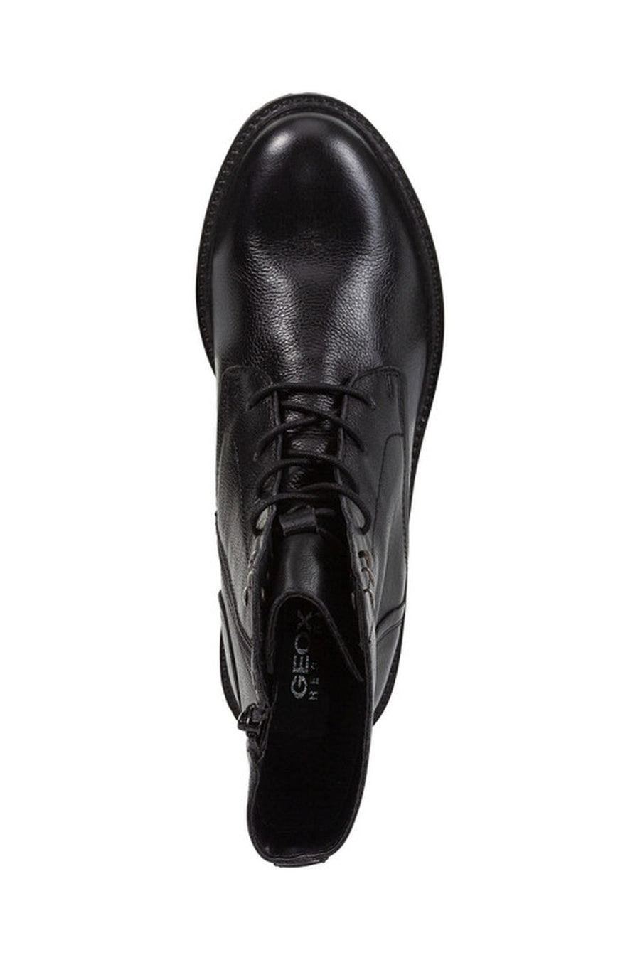 Geox Kadın Siyah Hoara Deri Fermuarlı Postal Bot