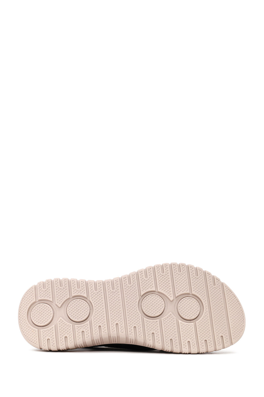 Woman Black Thick-Soled Comfort Sandal