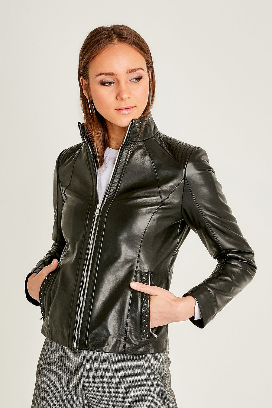 Grace Women's Leather Jacket