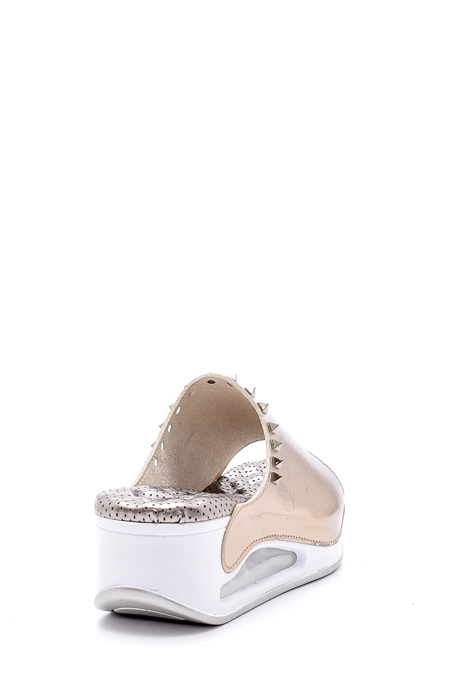 Women's Metallic High-Sole Slippers