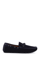 Erkek Lacivert Süet Deri Casual Loafer | Derimod