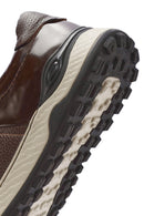 Men's Brown Lace-Up Leather Sneaker | Derimod