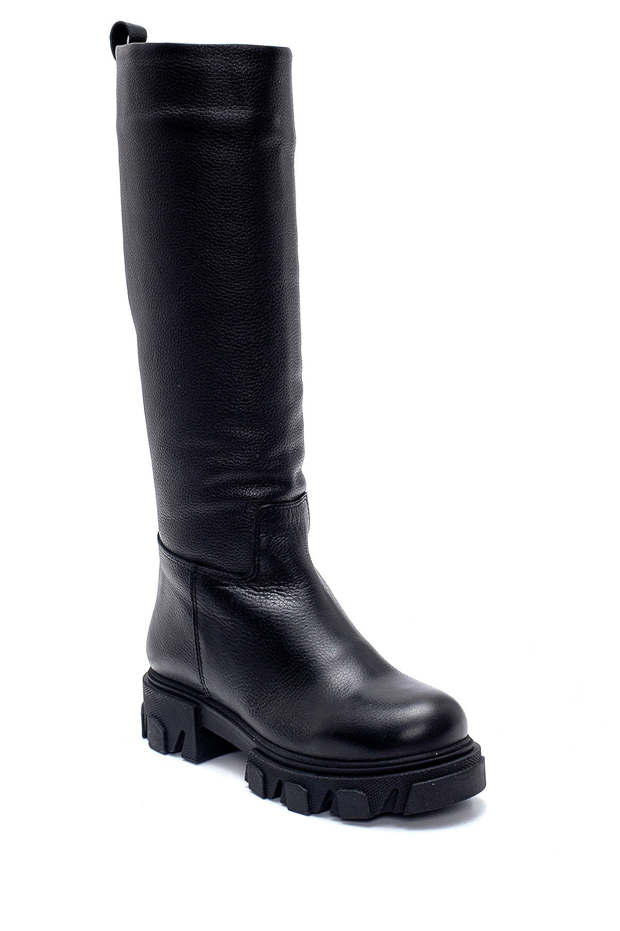 Women's Leather Thick Soled Boots