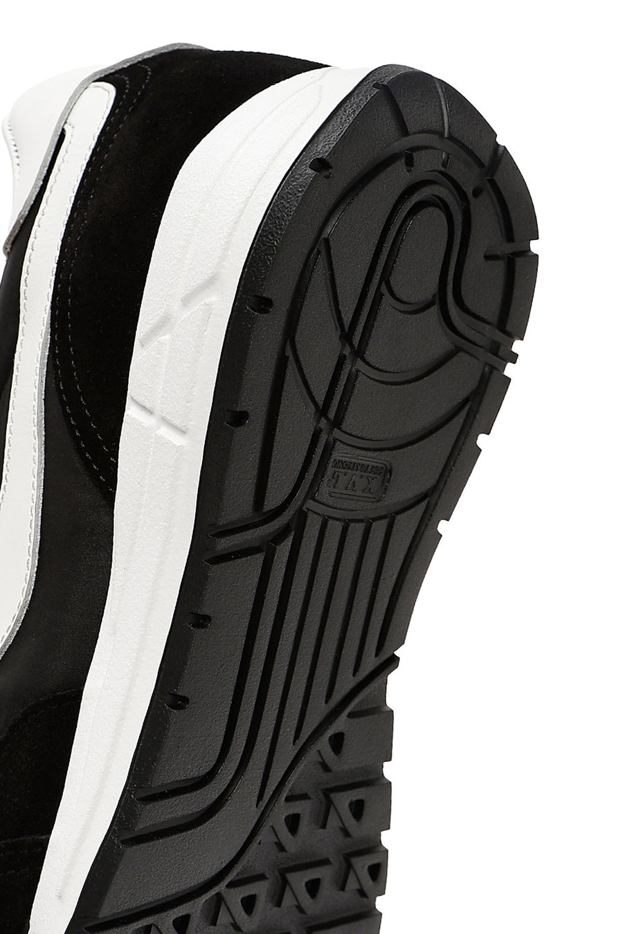 Erkek Siyah Bağcıklı Deri Sneaker