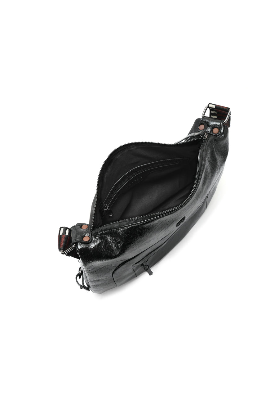 Women's Black Long Strap Shoulder Bag