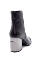 Women's Leather Heel Detailed Boots | Derimod