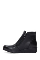 Women's Black Leather Casual Boots | Derimod