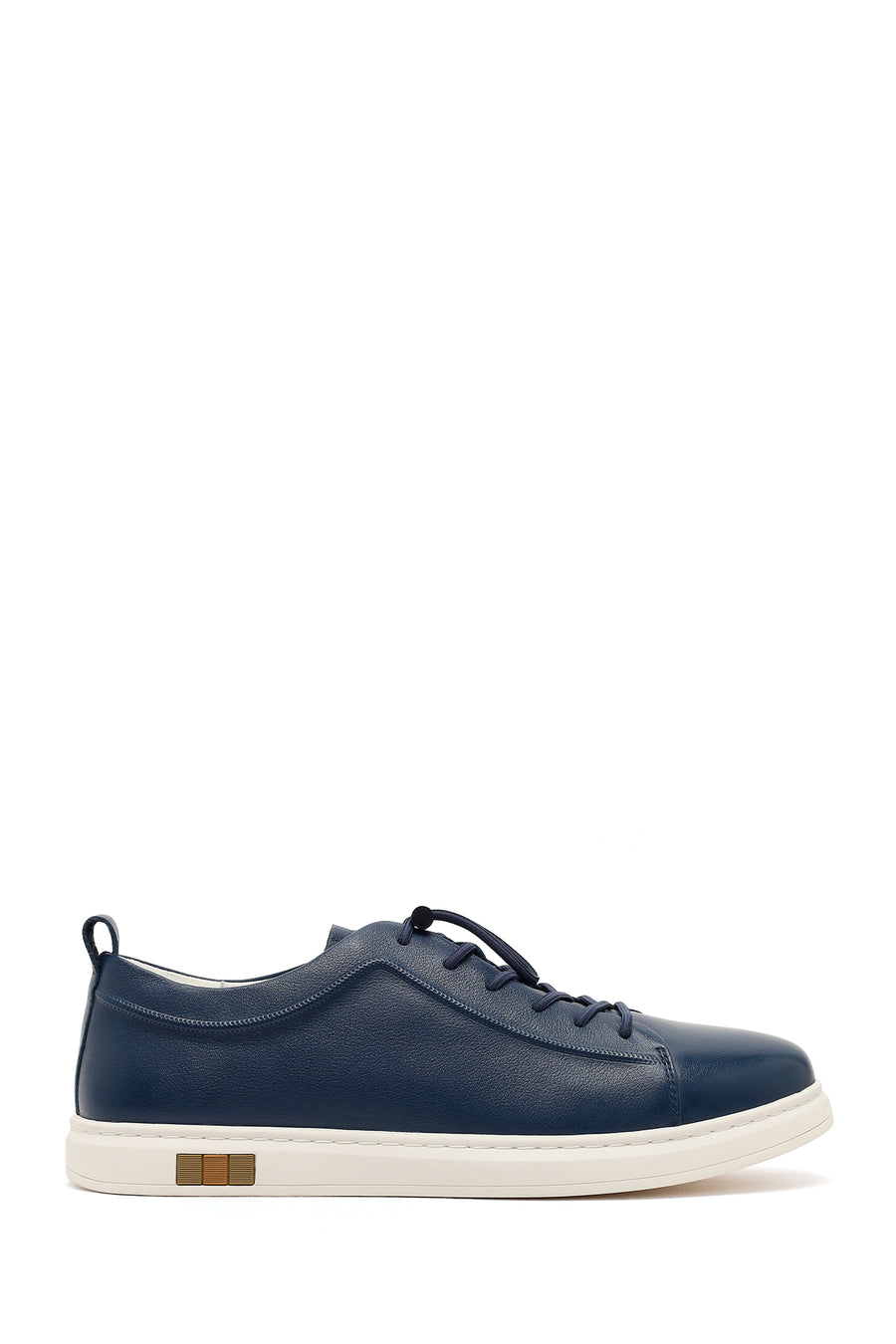 Erkek Lacivert Deri Sneaker 26SFD690818 | Derimod