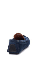 Erkek Lacivert Süet Deri Casual Loafer | Derimod
