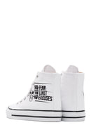 Women's White High Top Sneaker | Derimod