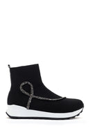 Kadın Siyah Kumaş Bilekli Sneaker | Derimod