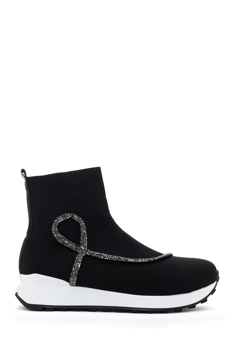 Kadın Siyah Kumaş Bilekli Sneaker 23WFE19836F | Derimod