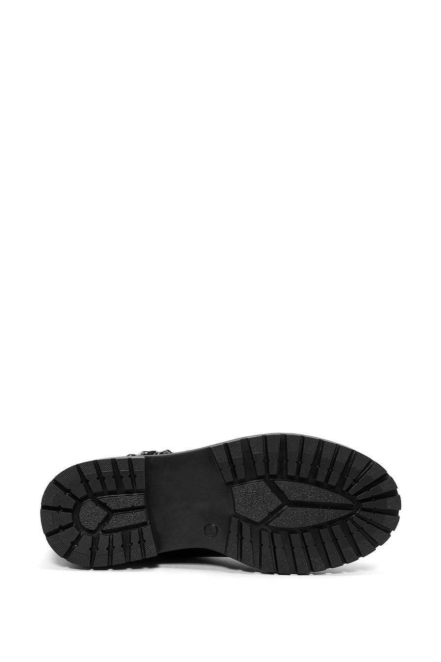 Women's Black Zippered Leather Boots