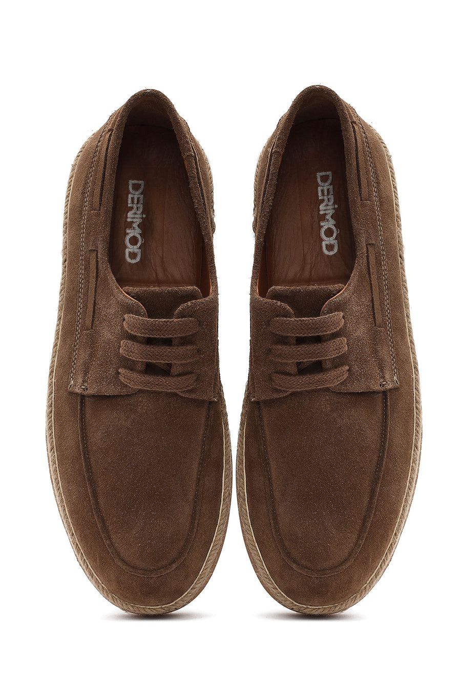 Men's Mink Lace-Up Suede Leather Casual Shoes