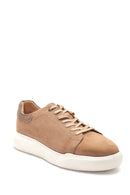 Erkek Deri Nubuk Sneaker | Derimod