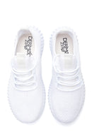 Kadın Beyaz Desenli Sneaker | Derimod