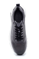 Men's Leather Printed Sneaker | Derimod