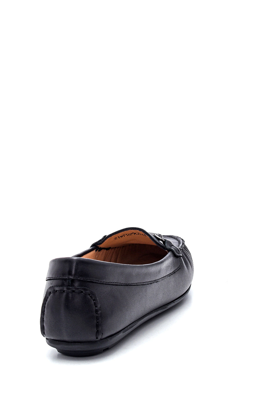 Kadın Deri Tokalı Loafer