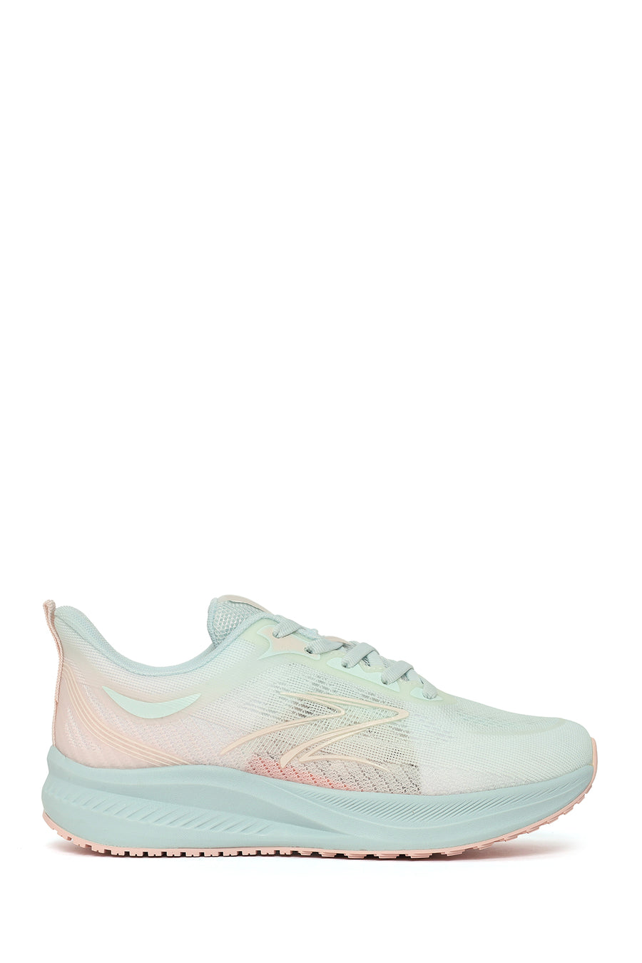 Derimod Zero Woman Green Lace-Up Thick-Soled Fabric Sneakers 26PFE49556F | Derimod