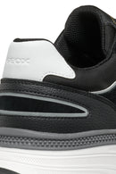 Geox Erkek Siyah U Spherica Actif X1 Bağcıklı Waterproof Deri Sneaker | Derimod