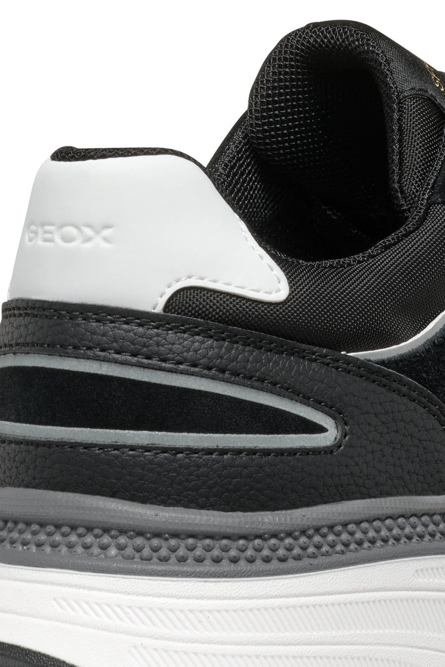 Geox Erkek Siyah U Spherica Actif X1 Bağcıklı Waterproof Deri Sneaker