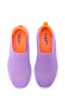 Kadın Mor Neon Detaylı Sneaker | Derimod